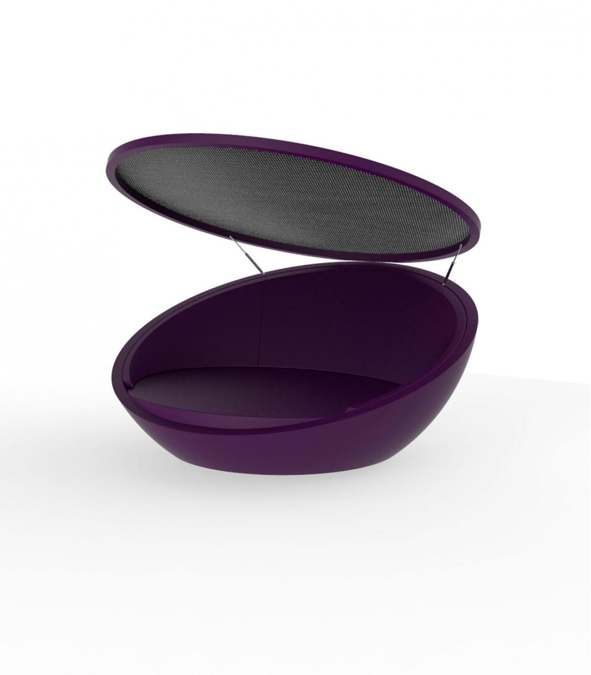 027438 Кровать круглая со складным навесом Vondom Ulm - Вид №3