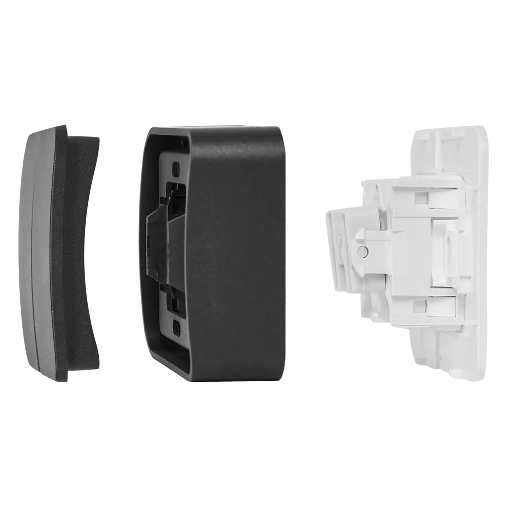 Выключатель накладной Schneider Electric Blanca 10 Ас 2 клавиши цвет антрацит 86724496 STLM-2136152 SYSTEME ELECTRIC - Вид №5