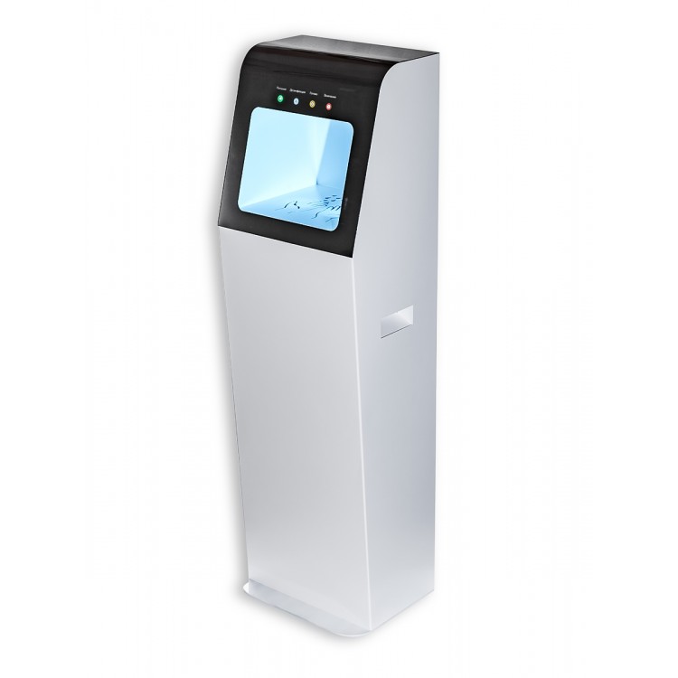 INTACO Автоматический напольный дезинфектор для бесконтактной обработки рук антисептиком белый Santreyd 