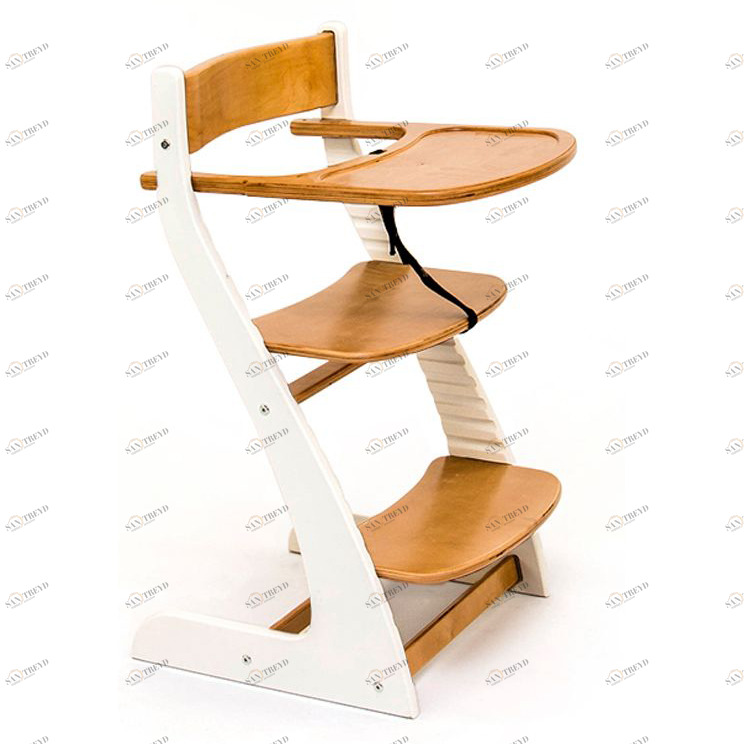 Детский растущий регулируемый стул "Усура" белый, дерево БЕЛЬМАРКО  326881 Белый;бежевый Santreyd 