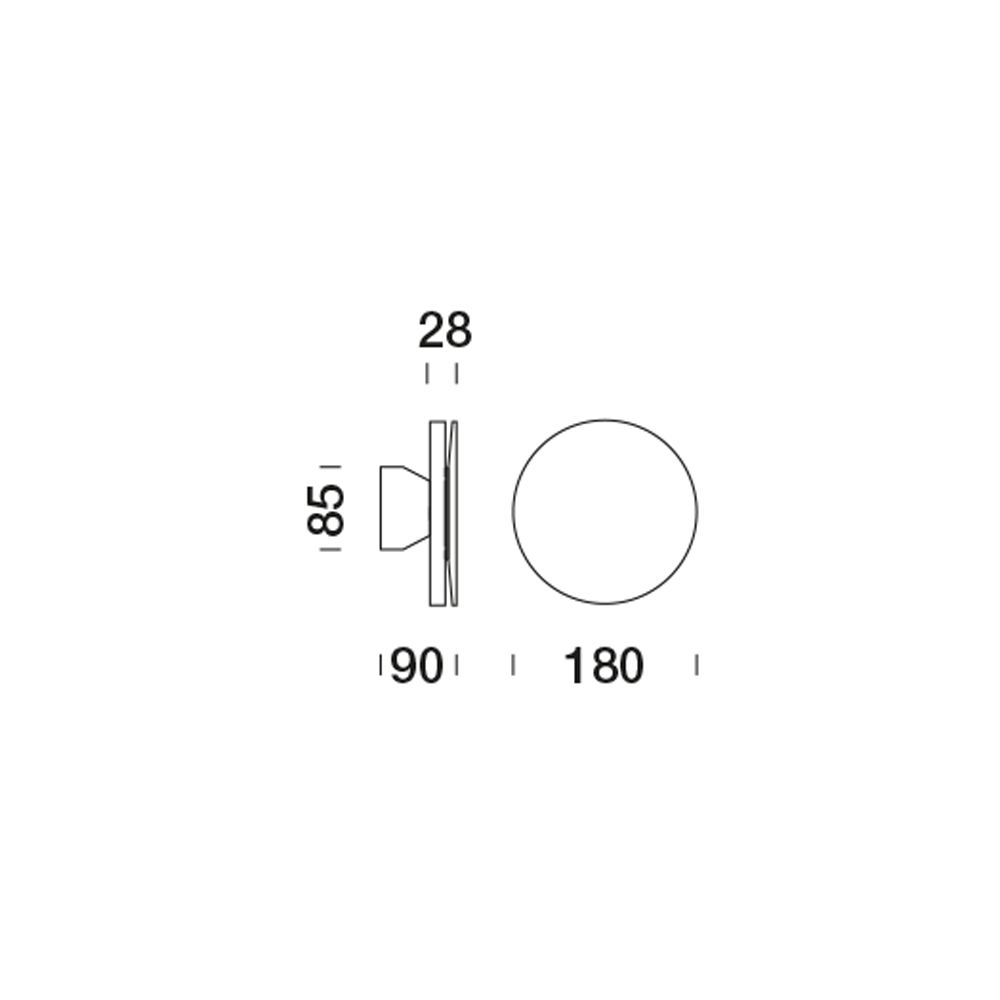 9402866 Подсветка стены Platek CHIODO Applique  CHIODO - LED 4000K 121°  - Вид №6
