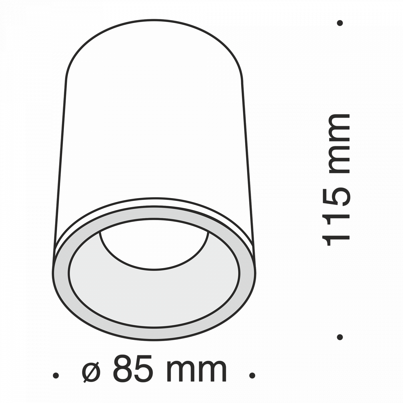 Уличный спот светодиодный белый Antares C029CL-01W TECHNICAL CEILING & WALL 00-3956988 Белый  - Вид №1