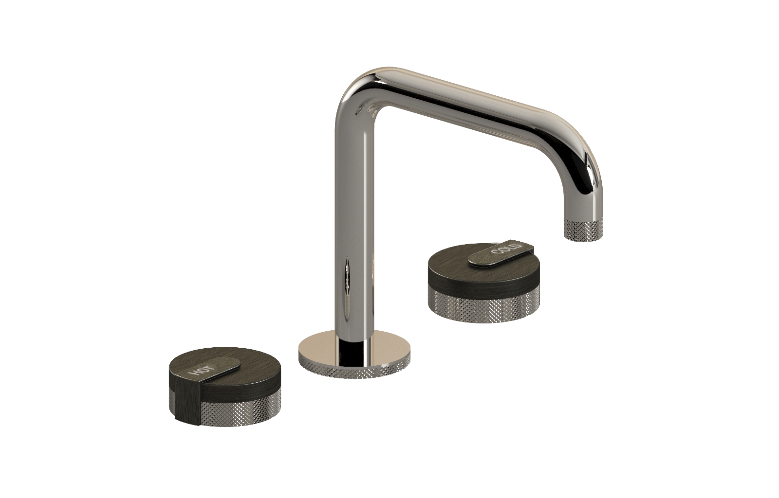 E-11511-R1BOX-L1BOX-PN Смеситель для умывальника на 3 отвертия GRAFF MOD+