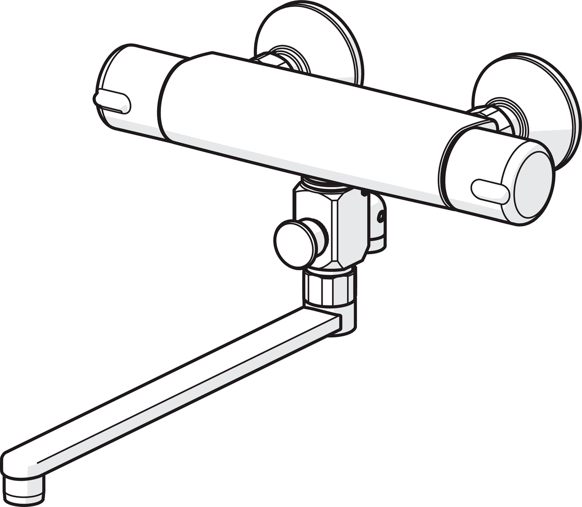 Oras 7447X Смеситель для душа 7447X Nova Хром  - Вид №2