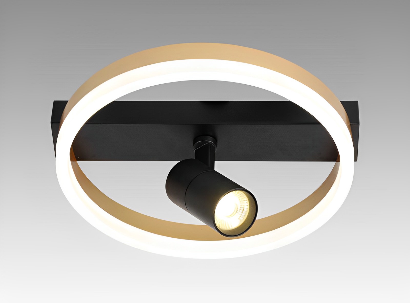 91084953 Светильник настенно-потолочный светодиодный CW7343 Track lamps 8 м² теплый белый свет цвет черный STLM-0476178 МЕЛОДИЯ СВЕТА