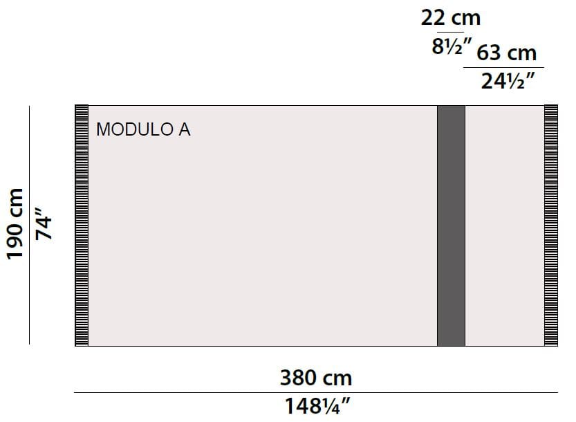 Прямоугольный ковер ручной работы из ткани Baxter TERAI A ARCH-00086889 - Вид №2