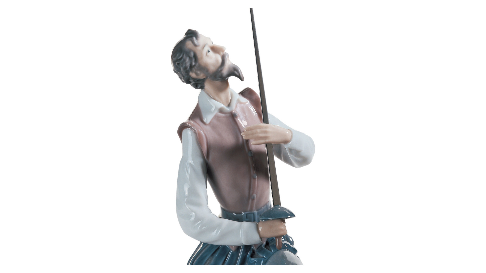 10668964 LLADRO Фигурка Lladro "Клятва Дон Кихота" 14x23см Фарфор Lladró  - Вид №1