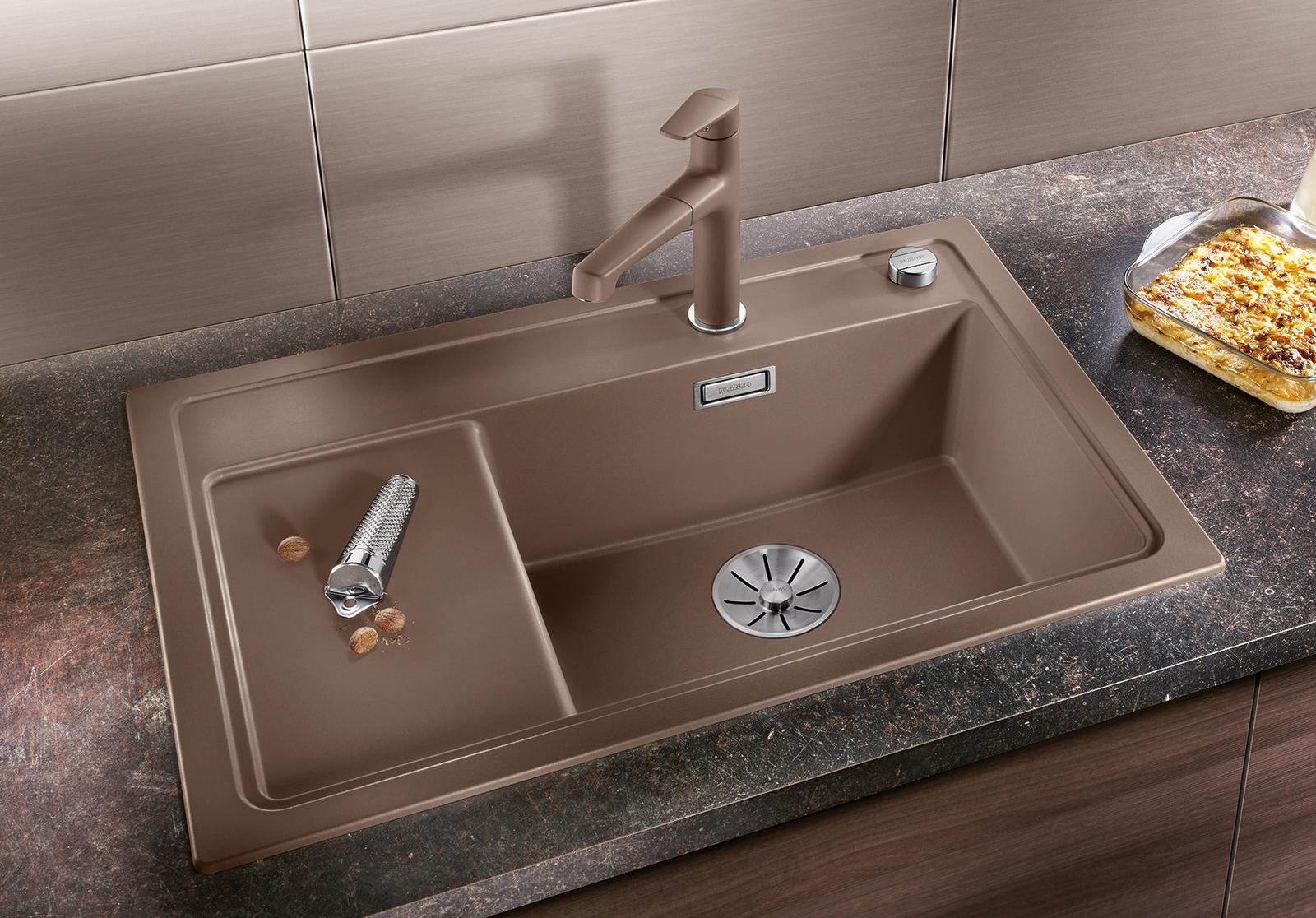 523763 Кухонная мойка Blanco Zenar XL 6 S Compact кофе  Blanco Zenar Кофе
