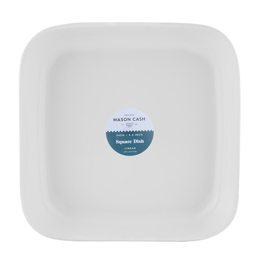 2002.139 Блюдо для запекания linear, 24х24 см, белое Mason Cash  - Вид №2