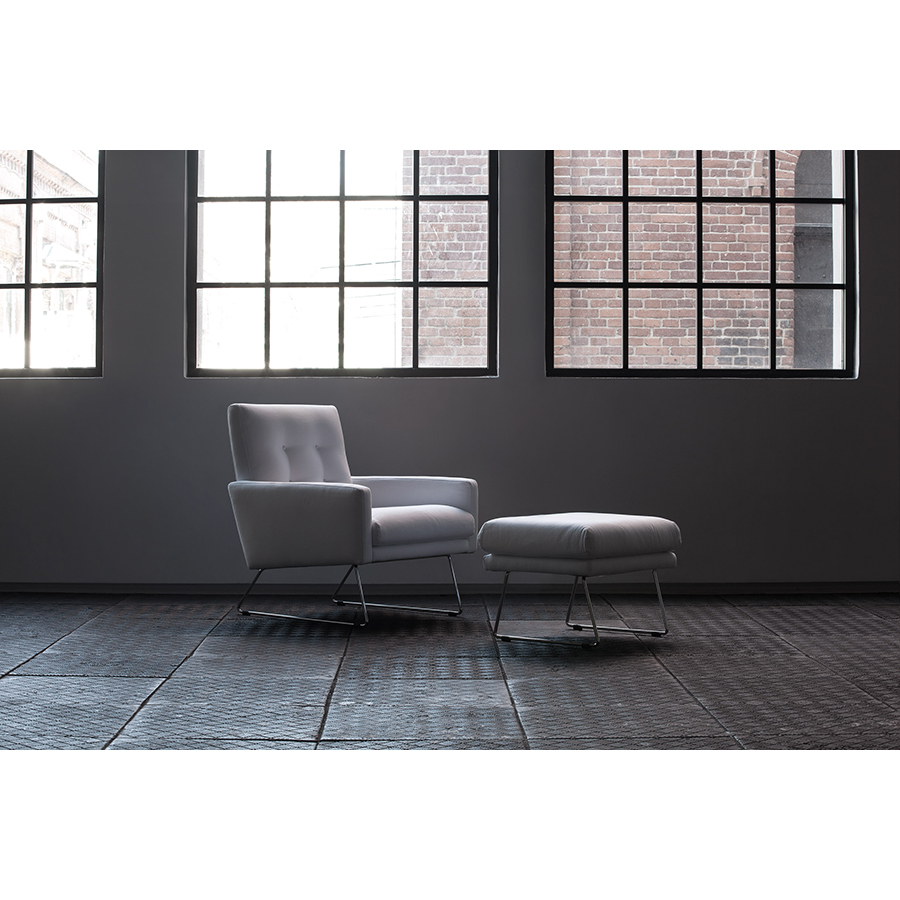 Пуфик Max, черно-белый Sits S1428 - Вид №1