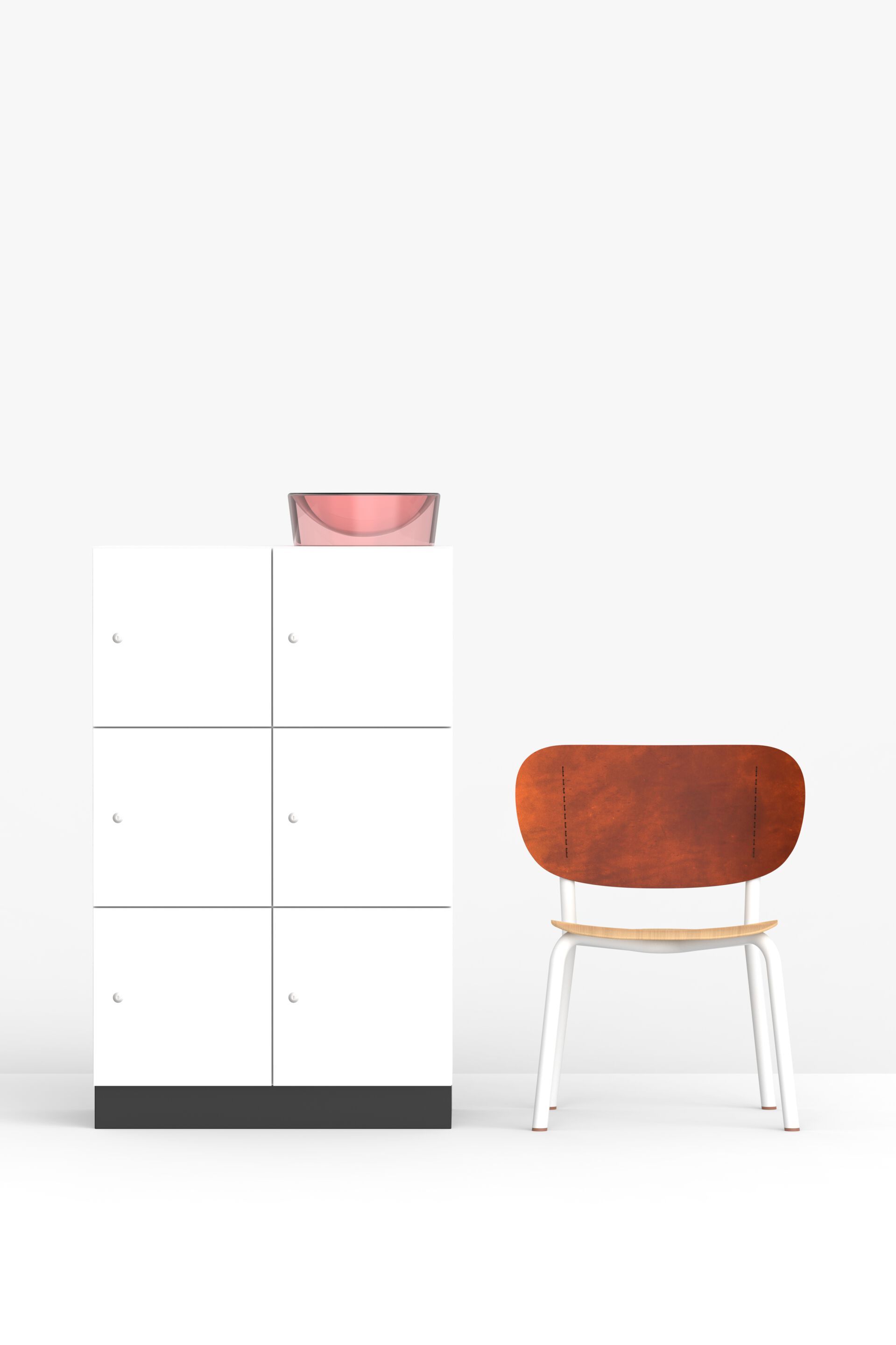 Кожаный и деревянный стул FUNCTIONALS EMIL ROSI ARCH-00147461 - Вид №3