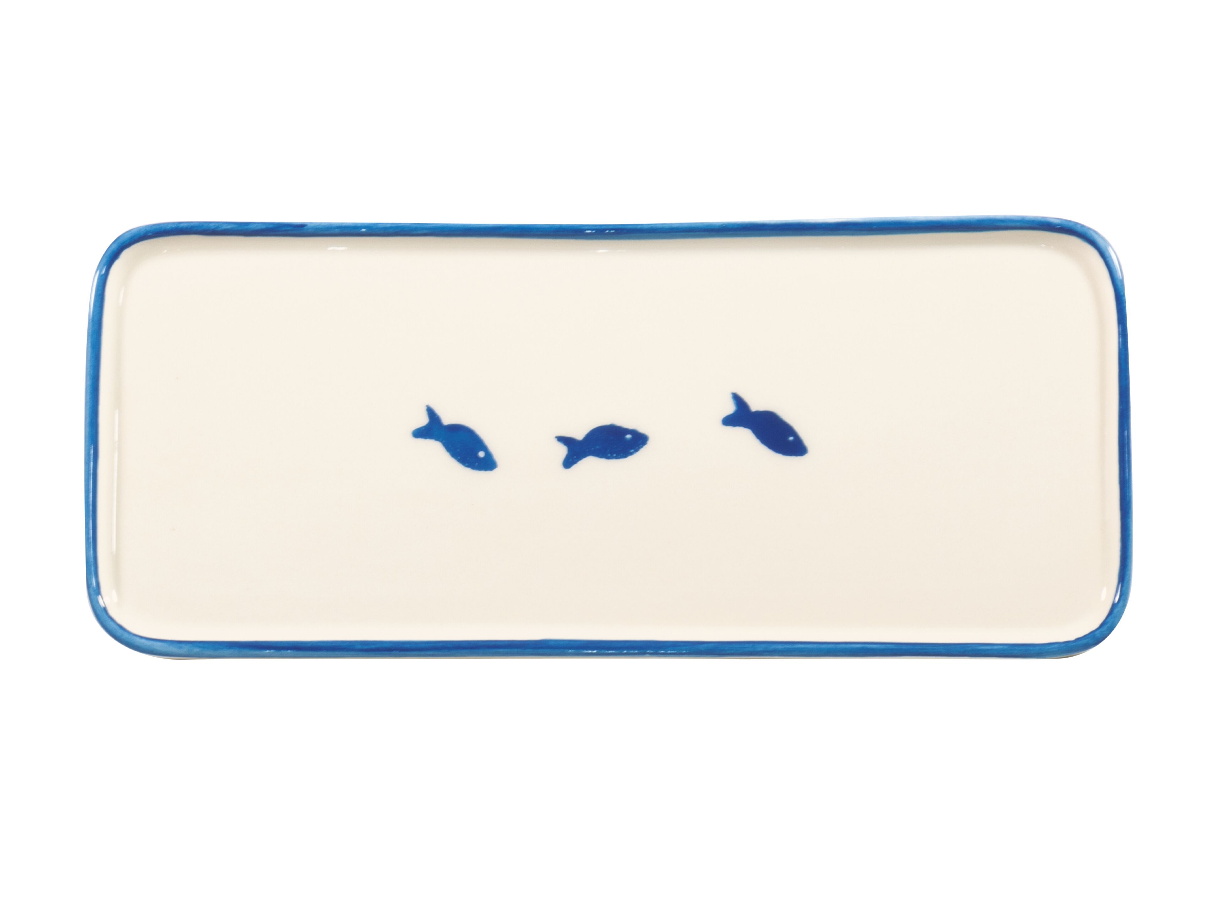 Керамическая прямоугольная тарелка Zafferano Лидо ARCH-00081136