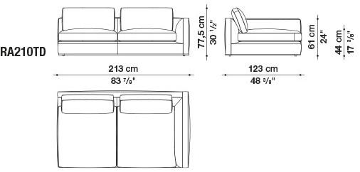 B&B Italia Диван из ткани Richard sun-id-1429934 - Вид №58