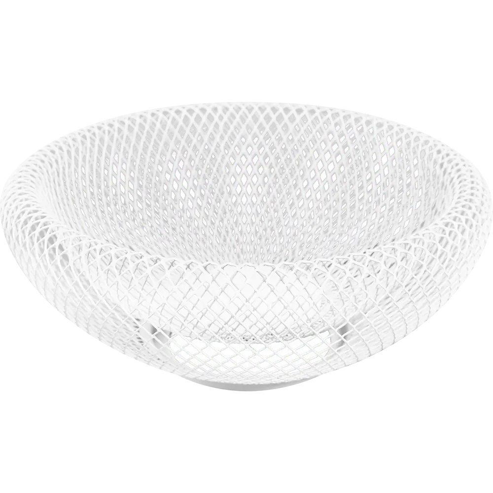 Santreyd Белая металлическая корзина для фруктов 25x25x10 см 88499607 STLM-1503593