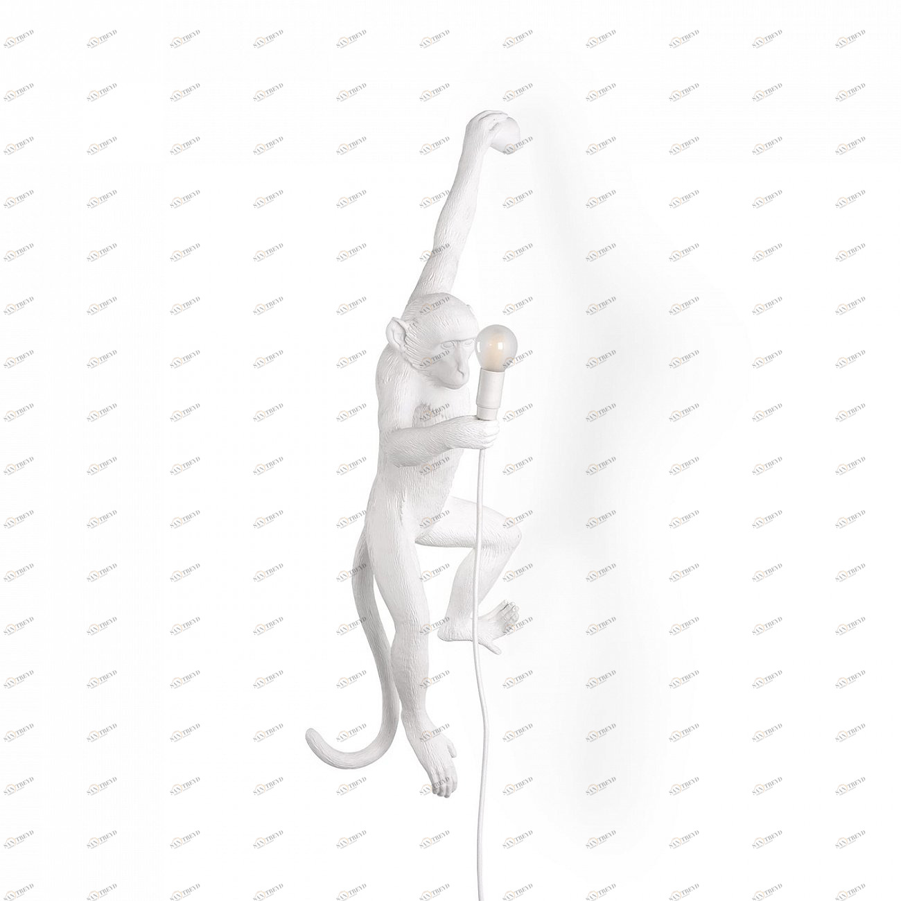 Светильник настенный белый Monkey Lamp Hanging Left 14881 SELETTI  00-3882922 Белый 