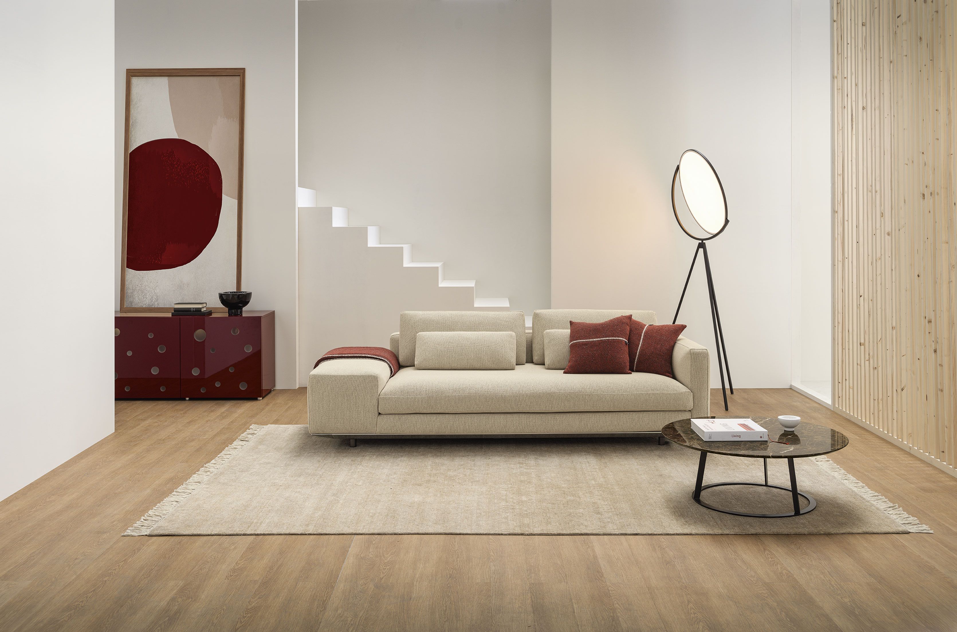 Круглый мраморный журнальный столик для гостиной Casamania & Horm Albino Family ARCH-00133839 - Вид №8