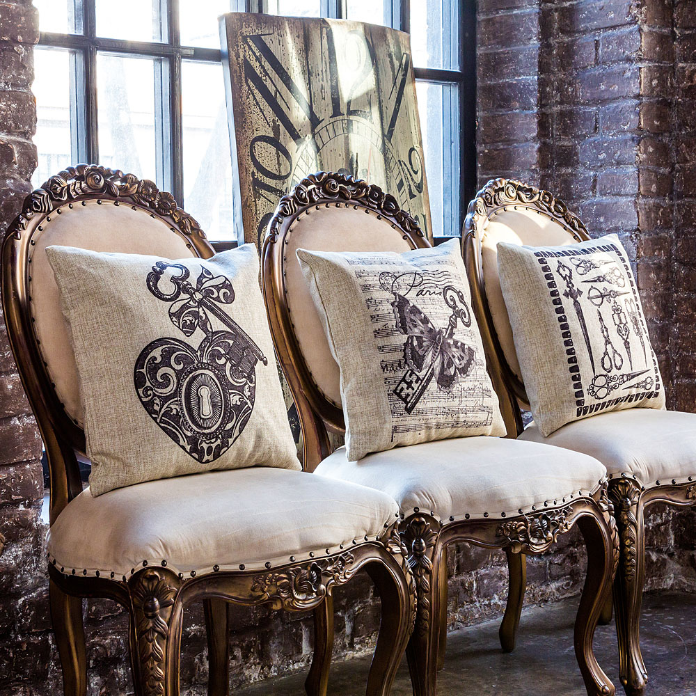 2718845 Интерьерная подушка «Старинная гравюра», версия 5 Object Desire  - Вид №1