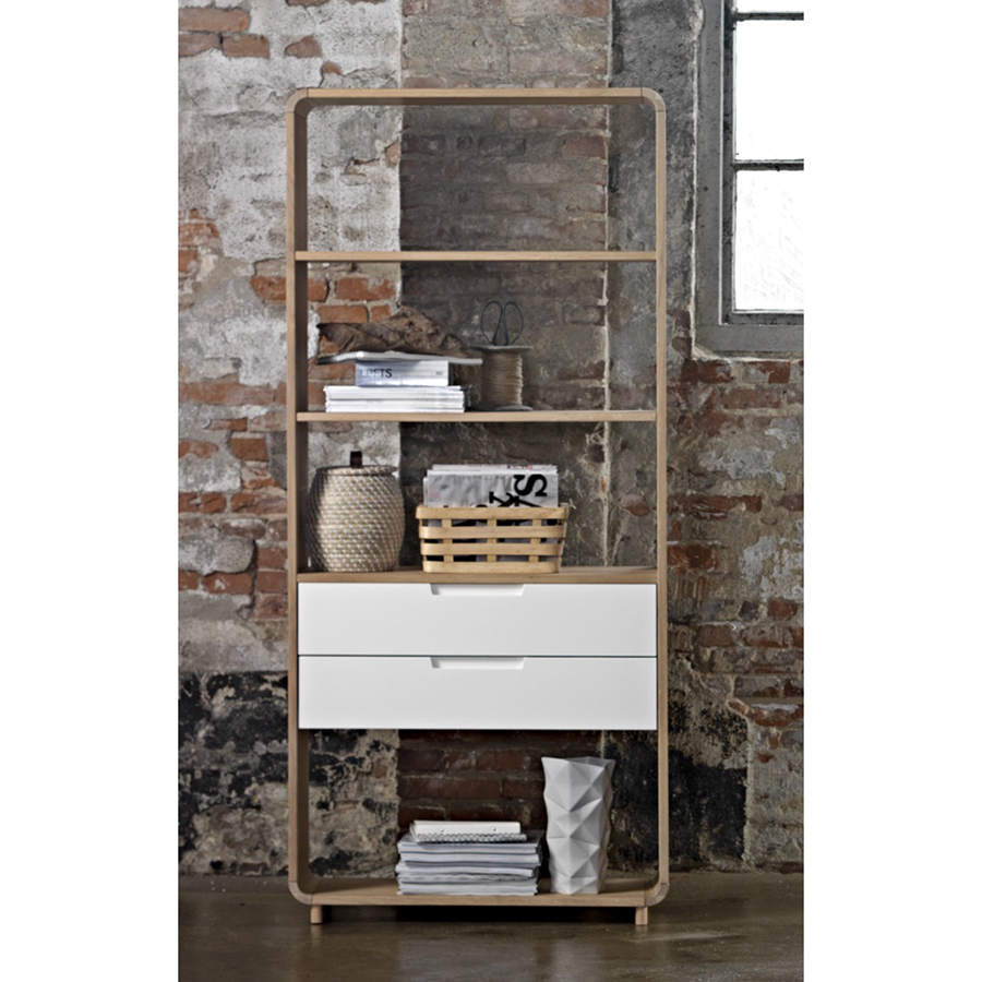 36382231 Шкаф книжный , amalfi, 182х30х194 см Unique Furniture  - Вид №3