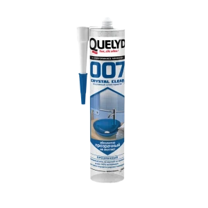 91741969 Клей-герметик Quelyd 007 Crystal Clear прозрачный 300 г STLM-1529732
