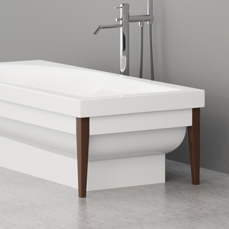 918947 Комплект 4 ножки из дерева для ванны 46 см Kerasan Bentley Италия 