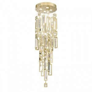 Светильник потолочный 150х42 см серый Delight Collection P68095-4 DELIGHT COLLECTION ДИЗАЙНЕРСКИЕ 00-3883156 Прозрачный;серый