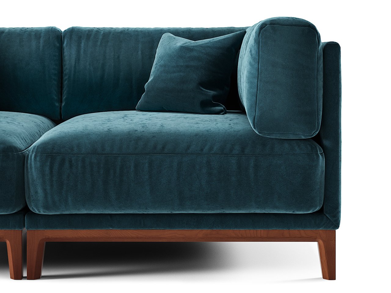 Диван Case прямой синий THE IDEA ДИЗАЙНЕРСКИЕ 210519 Синий  - Вид №3