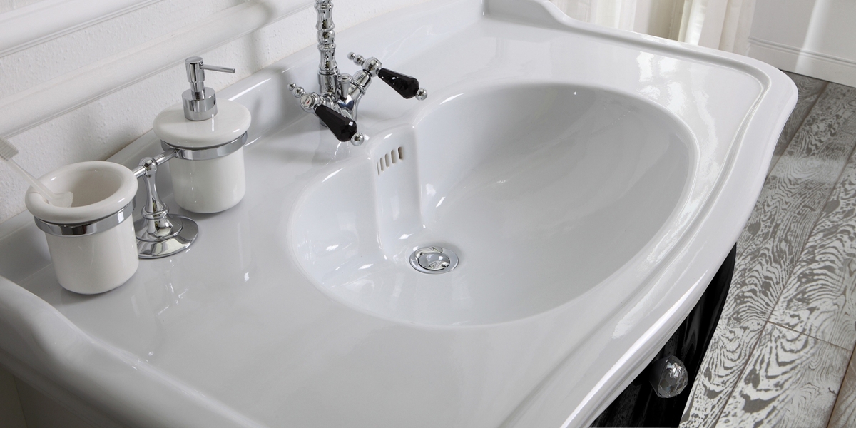 8111 Подвесная раковина настенная овальная Olympia Ceramica IMPERO STYLE белая - Вид №1