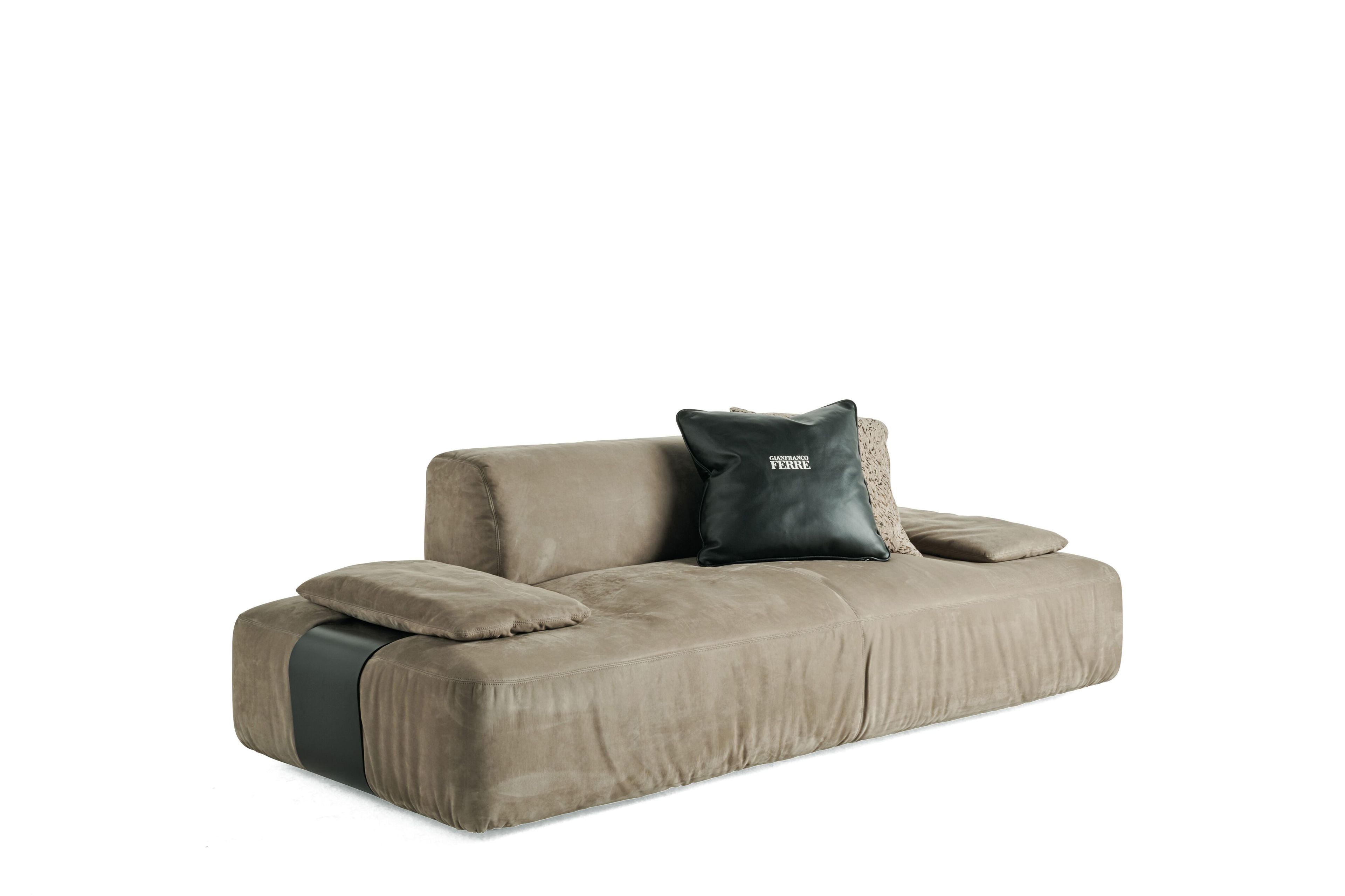 2-местный диван из нубука Gianfranco Ferré Home Сиэтл ARCH-00010858 - Вид №3