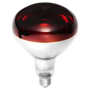 Нагревательный элемент инфракрасной зеркальной лампы Е27 230 В 175 Вт 2000 лм, красный свет