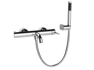 Настенный смеситель для ванны с ручным душем