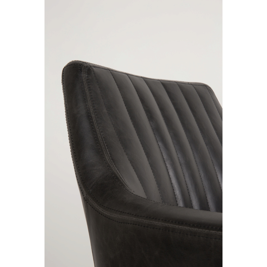 Кресло Pike черное White Label Living 1100282 - Вид №8