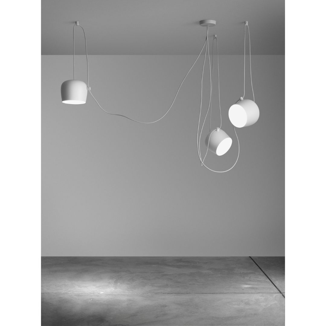 Flos F0093009 AIM ROSONE BCO розетка MULTIPLO AIM 107144 - Вид №1