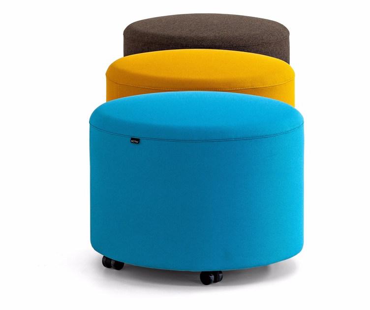 ACTIU Пуф из ткани на колесиках Bend sun-id-1500751 - Вид №2