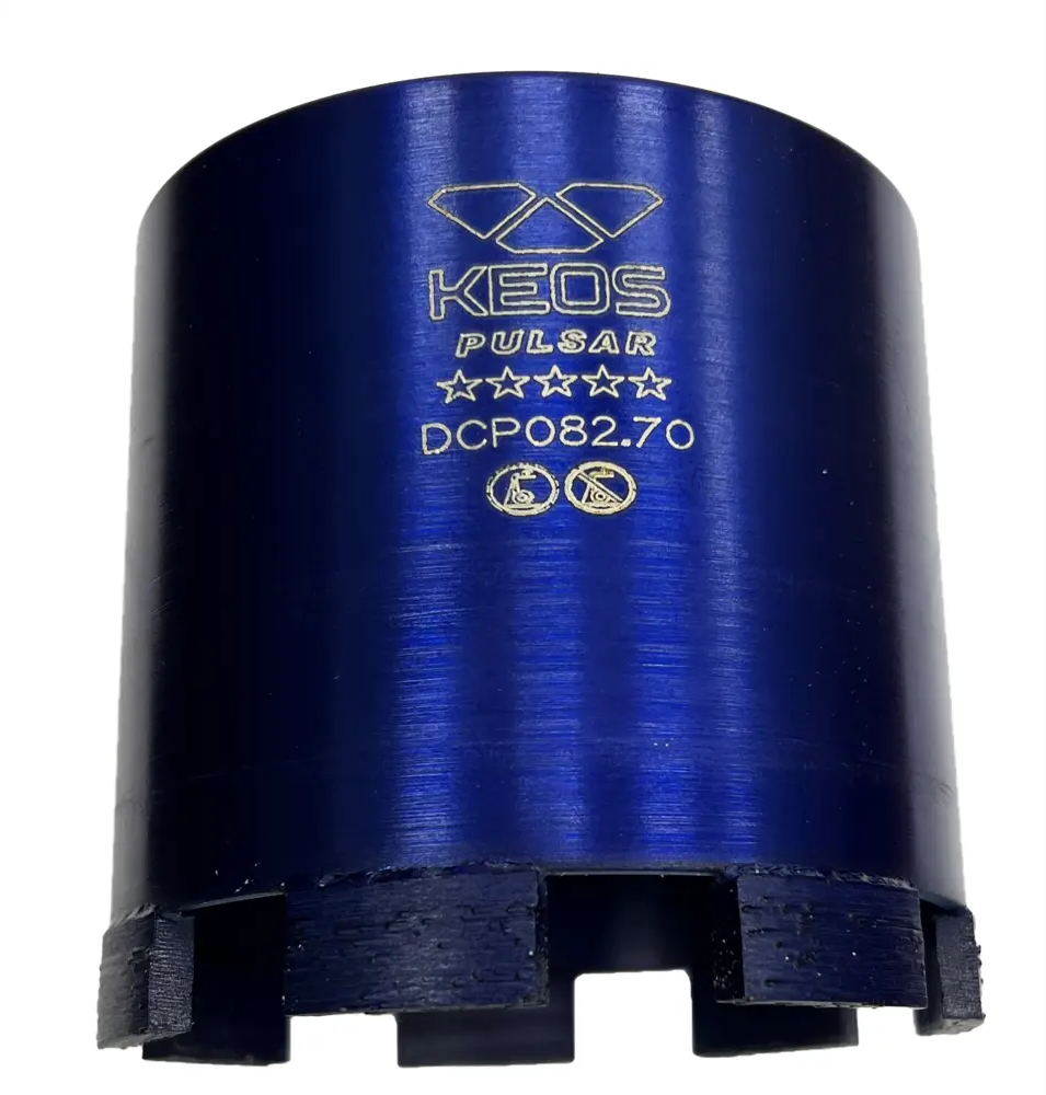 91696665 Коронка алмазная по бетону M16 Keos Pulsar DCP082.70 82x70 мм STLM-0848835