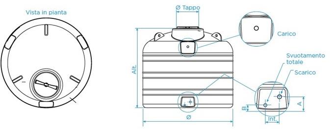 ROTOTEC Подземный контейнер Serbatoi da interro lisci sun-id-1355506 - Вид №1