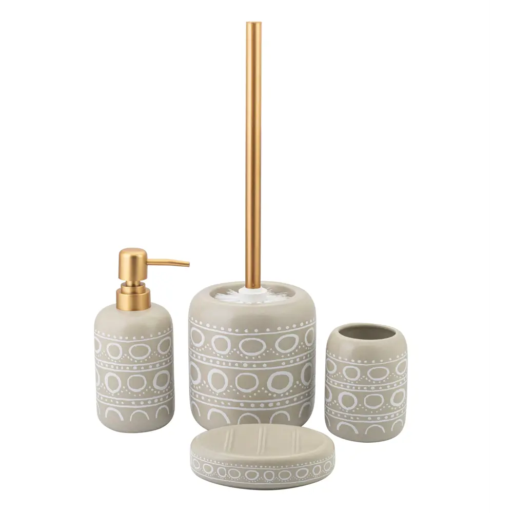 Мыльница SWENSA Nova в серо-бежевых тонах для элегантной ванной 89380212 STLM-1575078 - Вид №1