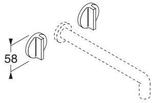 Boffi Смеситель для умывальника из хромированной латуни sun-id-1504615 - Вид №1