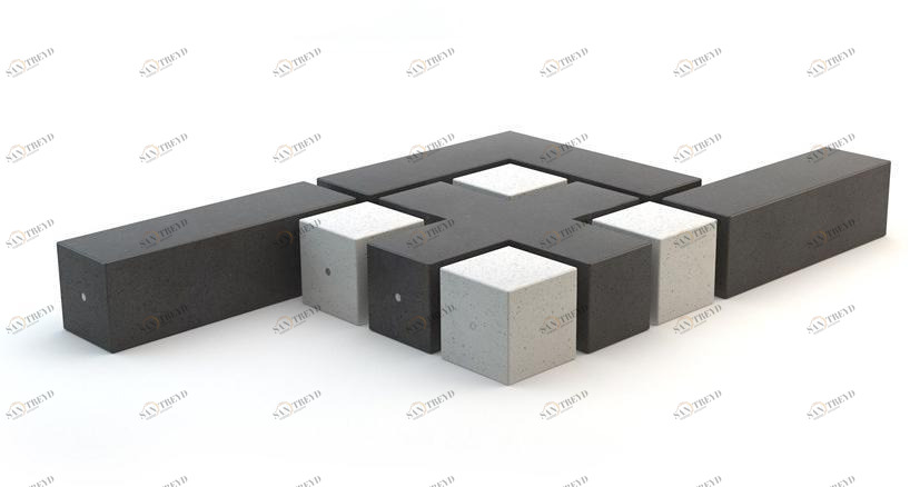 Bellitalia Модульная скамья без спинки Labyrinth sun-id-1476746