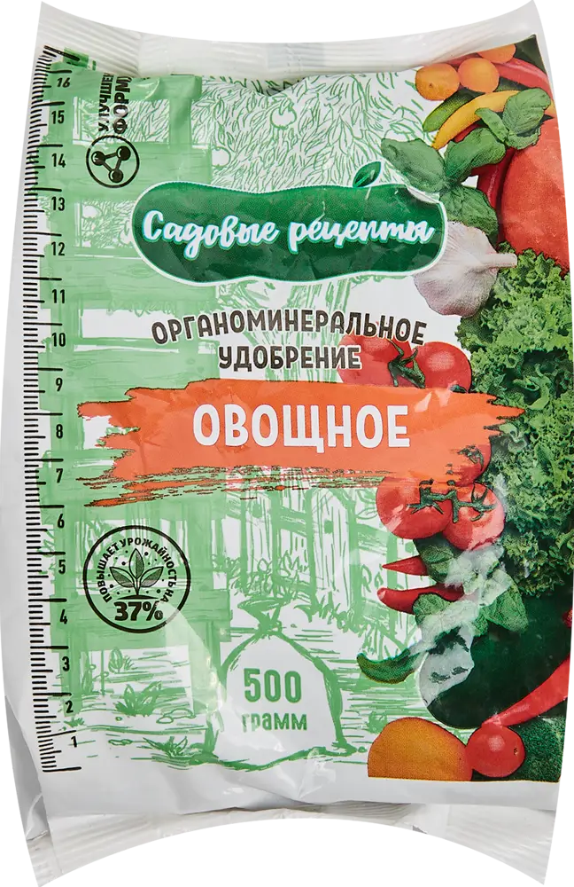 82372423 Органоминеральное удобрение «Садовые рецепты» овощное 500 г STLM-0025679