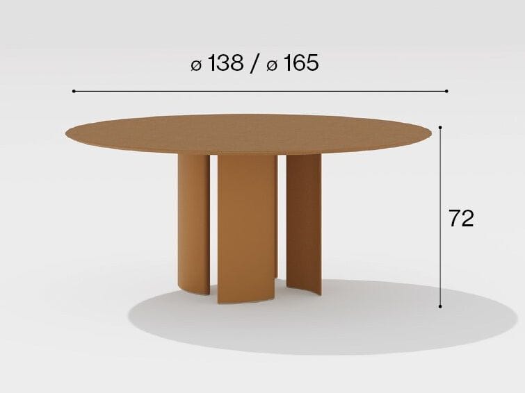 Круглый садовый стол из миномета FAST Naca ARCH-00078064 - Вид №6