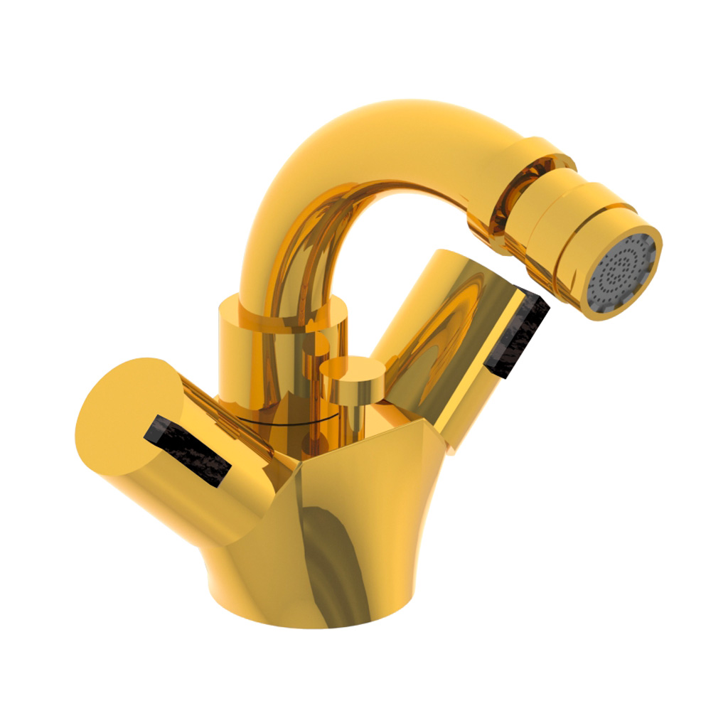 C24-4101 C24-4101 Смеситель для биде на одно отверстие FUSION Cristal & Bronze FUSION - Вид №1