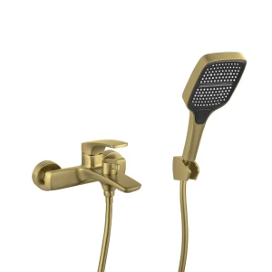 Смеситель для ванны Iddis LAHMG00i02 однорычажный с лейкой и шлангом цвет золото