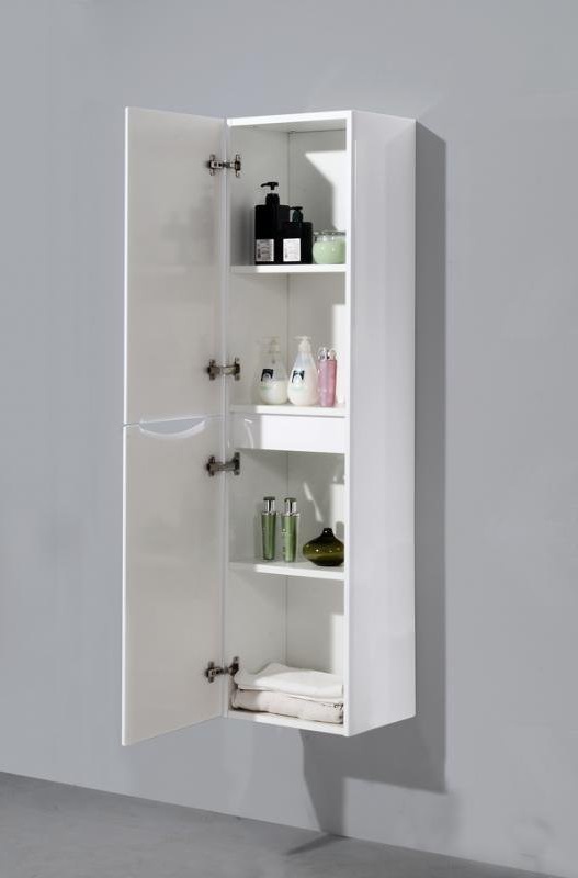 Шкаф подвесной, левосторонний BelBagno ANCONA-N-1500-2A-SC-BL-L  - Вид №1