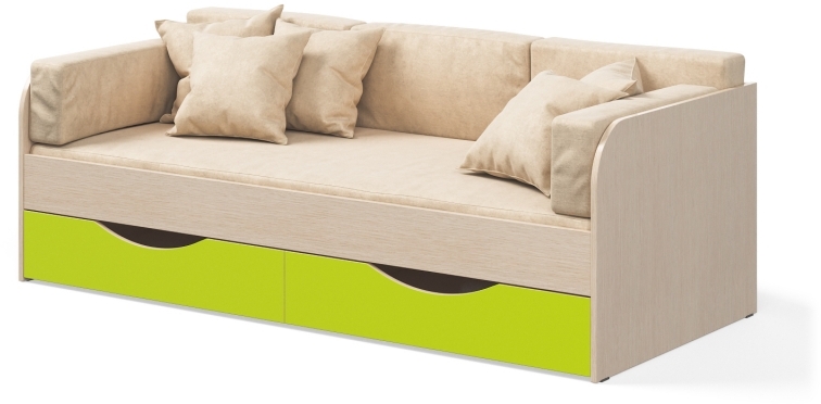 90938597 Кровать Belden 183x60x84 см цвет лайм STLM-0424828 SEVEN DREAMS