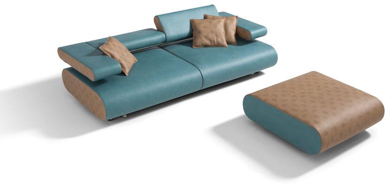 Egoitaliano Диван-трансформер в коже Alice sun-id-1387806 - Вид №9