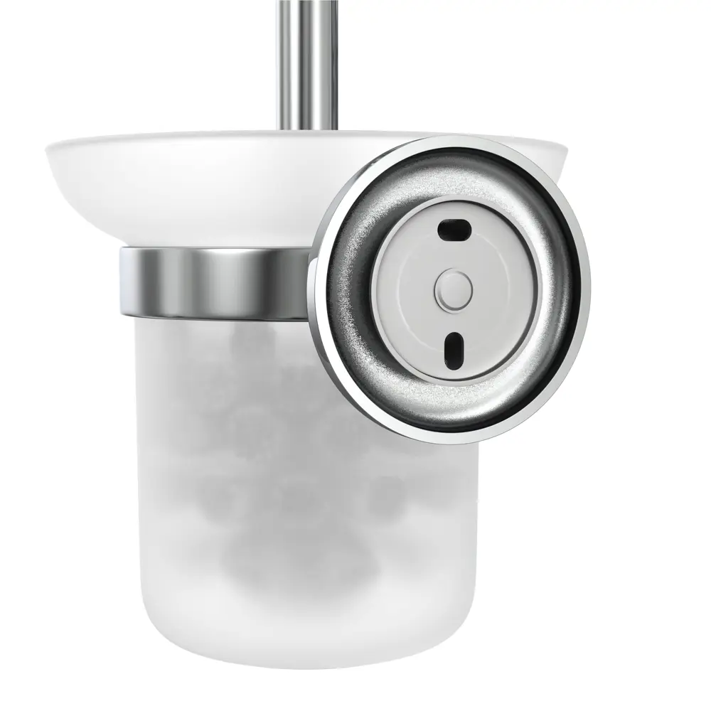 Держатель ершика для унитаза Lemer You-Design стекло цвет хром/стекло STLM-2093079 - Вид №2