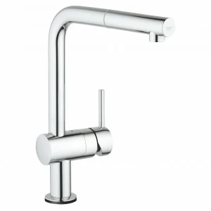Смеситель сенсорный для кухни GROHE Flair Touch с выдвижной лейкой, хром (30275001)