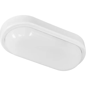 Светильник ЖКХ светодиодный 12 Вт IP54 с датчиком движения, накладной, овал, цвет белый