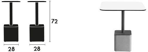 Capdell Основание для бетонных столов Gus sun-id-1412790 - Вид №4