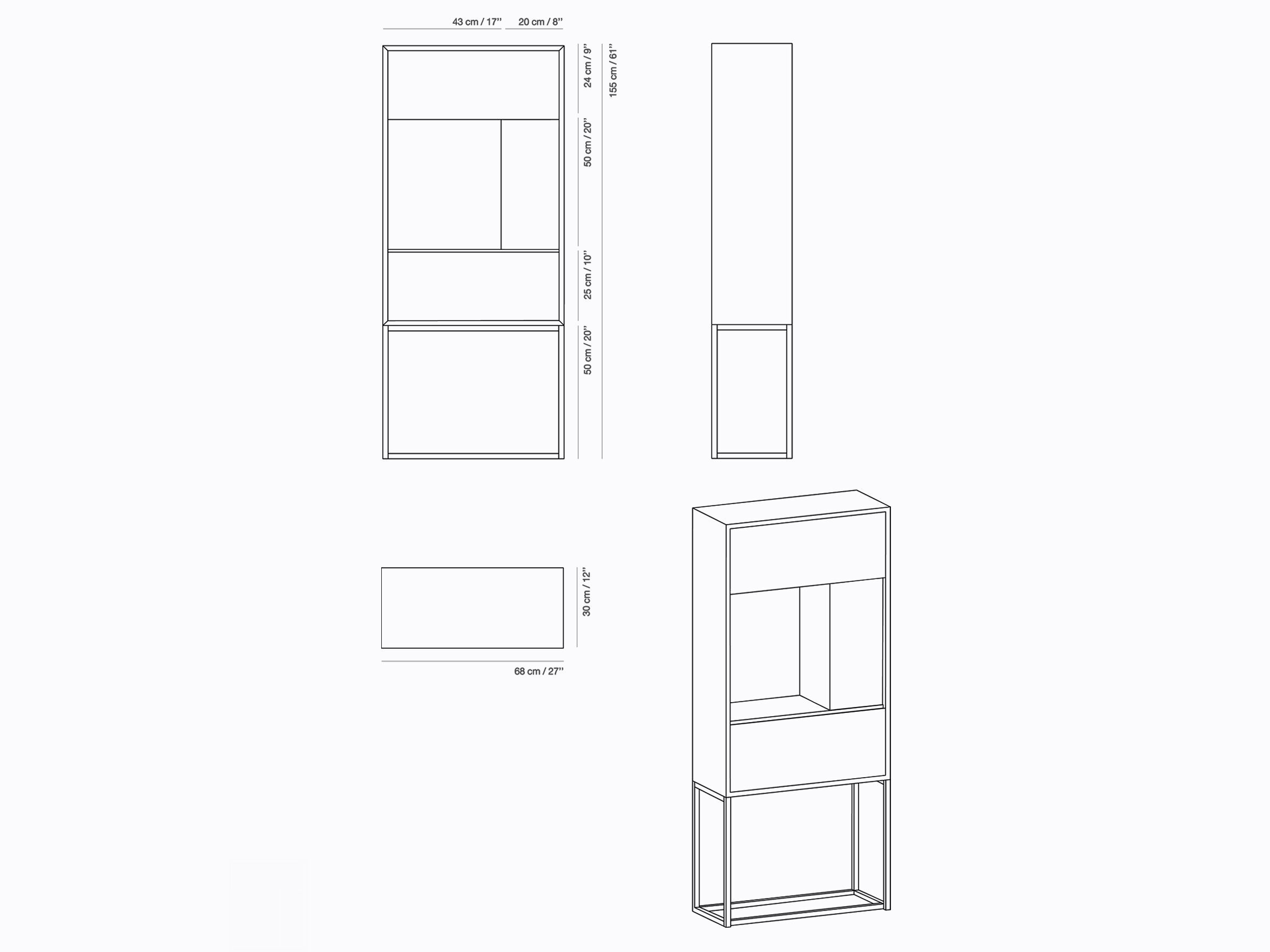 Деревянный сервант FID Paris Nyte ARCH-00014290 - Вид №7